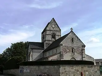 The church of Saint-Nicolas-Saint-Gérald in Francheville