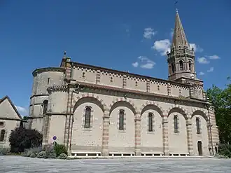 The church of Saint-Paul in Saint-Paul-Cap-de-Joux