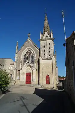 The church of Saint-Vincent, in L'Orbrie