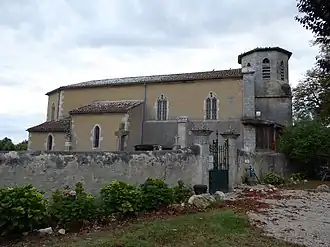 The church of Saint Blandine in Castet-Arrouy