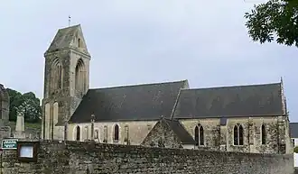 The church in Sainte-Honorine-des-Pertes
