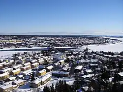 Östersund as seen from Frösön