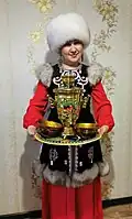Girl in a Bashkir costume