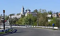 View of Bohuslav across the Ros river