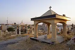 A photo of the Tel Keppe cemetery