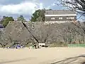 Stone wall at former Kameyama Castle