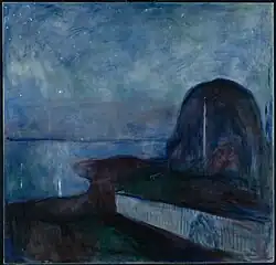 Starry Night. 1893. 135.6&nbsp;×&nbsp;140&nbsp;cm. J. Paul Getty Museum.