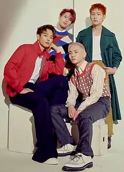 Shinee for Marie Claire Korea, May 2018L-R: Minho, Taemin, Key, Onew