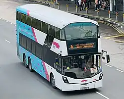 A&S Transit Volvo B8L with Wright Eclipse Gemini 3 bodywork in Singapore