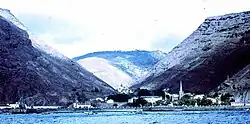 View of the harbor of Jamestown (1970)