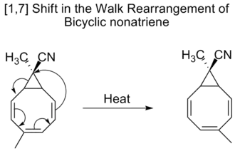 walk rearrangement of bicycle nonatriene
