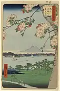 Suijin Shrine and Massaki on the Sumida River
