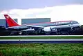 A Northwest Airlines Boeing 757 at Tampa in 1998. Northwest stopped flying in 2010.