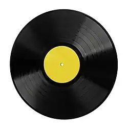 Most LPs were pressed in black vinyl with a paper label in the center of each side. However, colored and picture discs were also made