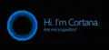 Cortana's main page
