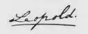 Leopold I of Belgium's signature