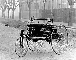 The world’s first automobile, built in Mannheim by Carl Benz in 1885