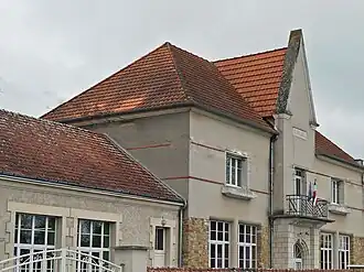 The town hall in Saint-Hilaire-de-Court