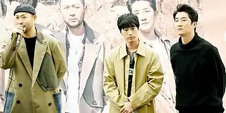 Epik High at an autograph event in Seoul, March 2019