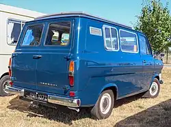 Ford Transit Custom rear (before improvements)