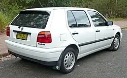 1996-1998 Volkswagen Golf 5-door rear