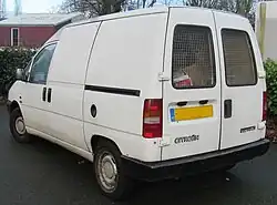 Citroën Dispatch rear before improvements