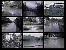 Immenstadt floods in 1999