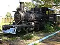 2-8-0 2&nbsp;ft&nbsp;6&nbsp;in (762&nbsp;mm) narrow-gauge on static display, Toa Baja, Puerto Rico.