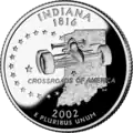 Indiana quarter dollar coin