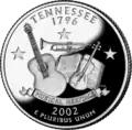 Tennessee quarter dollar coin