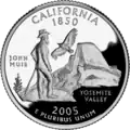 California quarter dollar coin