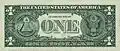 The Great Seal of the United States is on the back of the $1 Bill