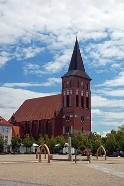 The church of St. Mary in Pasewalk