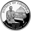 Washington, D.C. quarter dollar coin