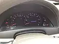 Digital dashboard of a 2011 Toyota Camry