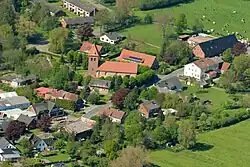 Aerial view with St. George Church