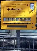 Vending machine for bicycle tubes in Berlin, Germany