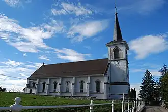 The Catholic church of Corserey