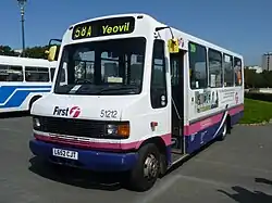 A preserved Mercedes-Benz 811 with Wright Nimbus bodywork in 2012