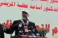 Haniyeh at a Al-Qassam Brigades military excercise in 2013