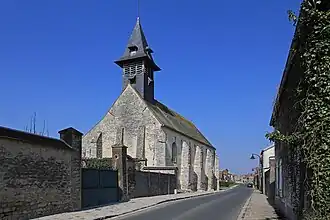 The church in La Forêt-Sainte-Croix