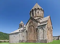 The Gandzasar monastery, built in the 1200s