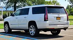 2015 Cadillac Escalade ESV rear