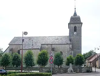 The church of Saint-Luc in Échenoz-le-Sec