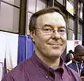 Artist Jerry Ordway at the April 2008 convention.