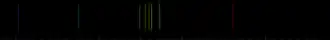 Color lines in a spectral range