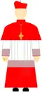 Choir dress of a cardinal