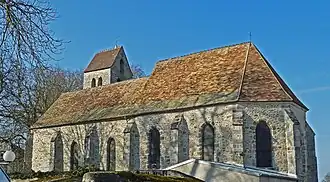 The church of Saint-Denis, in La Norville