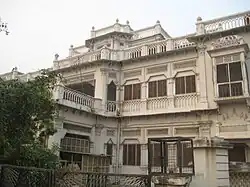 Acharya Narendra Dev's family mansion in Ayodhya.