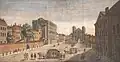 Whitehall, looking south in 1740